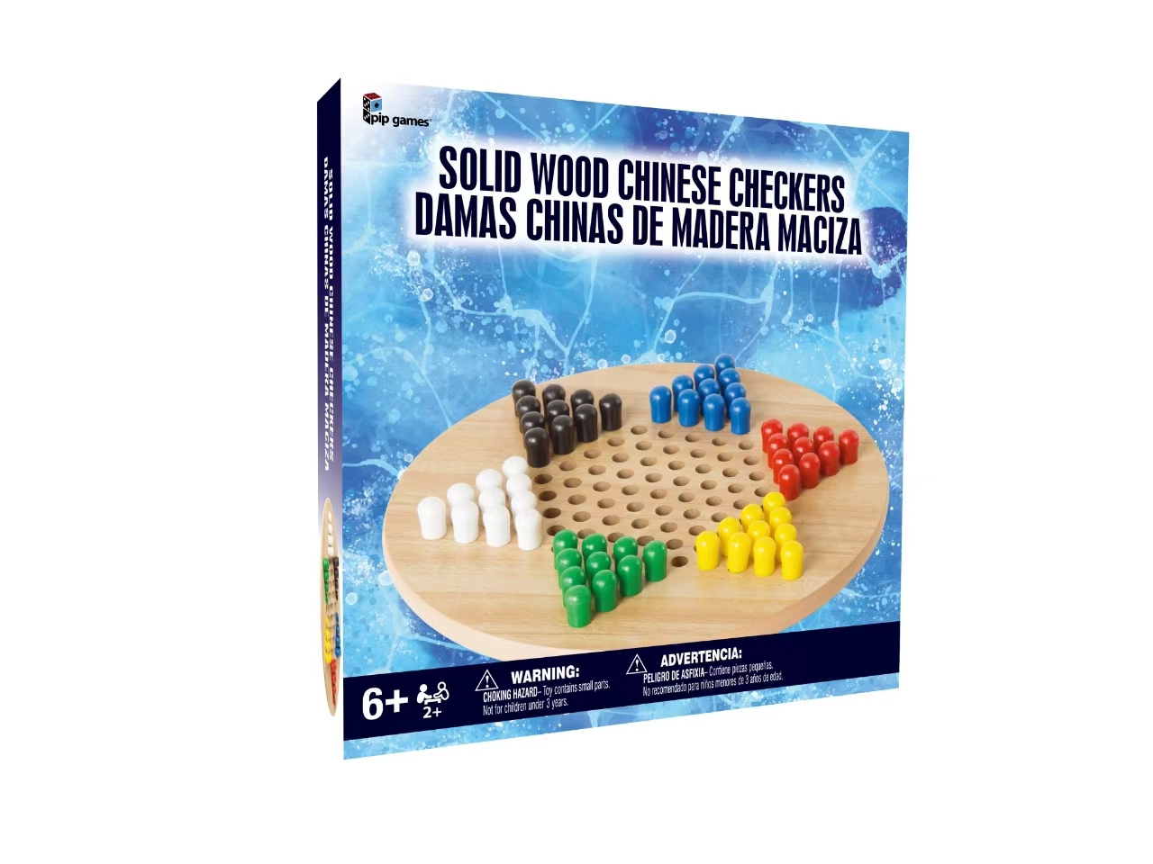 Solid Wood Chinese Checkers