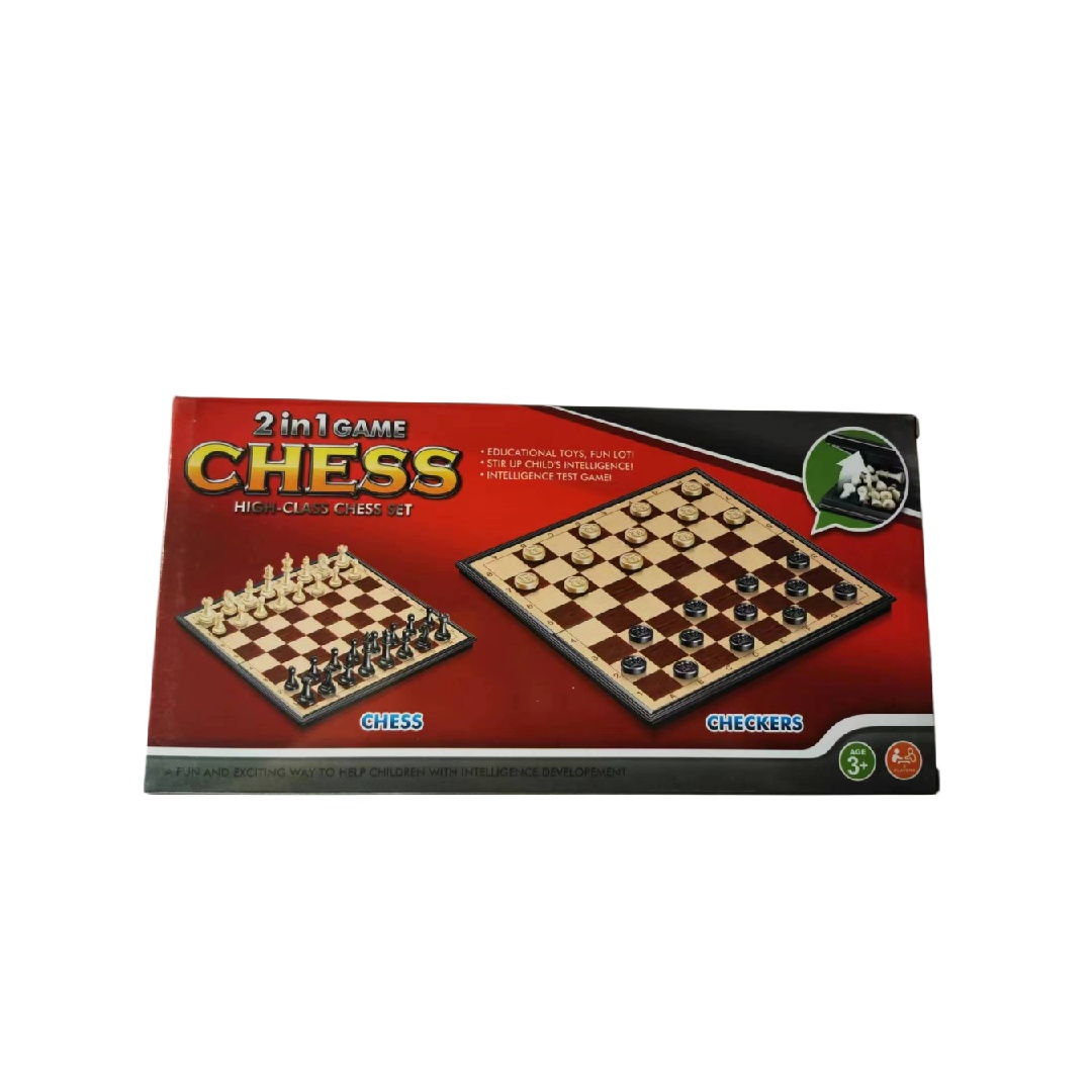 2 in 1 Chess and Checkers