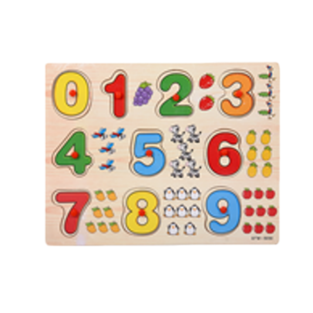 Wooden Puzzzle - Number 0-9