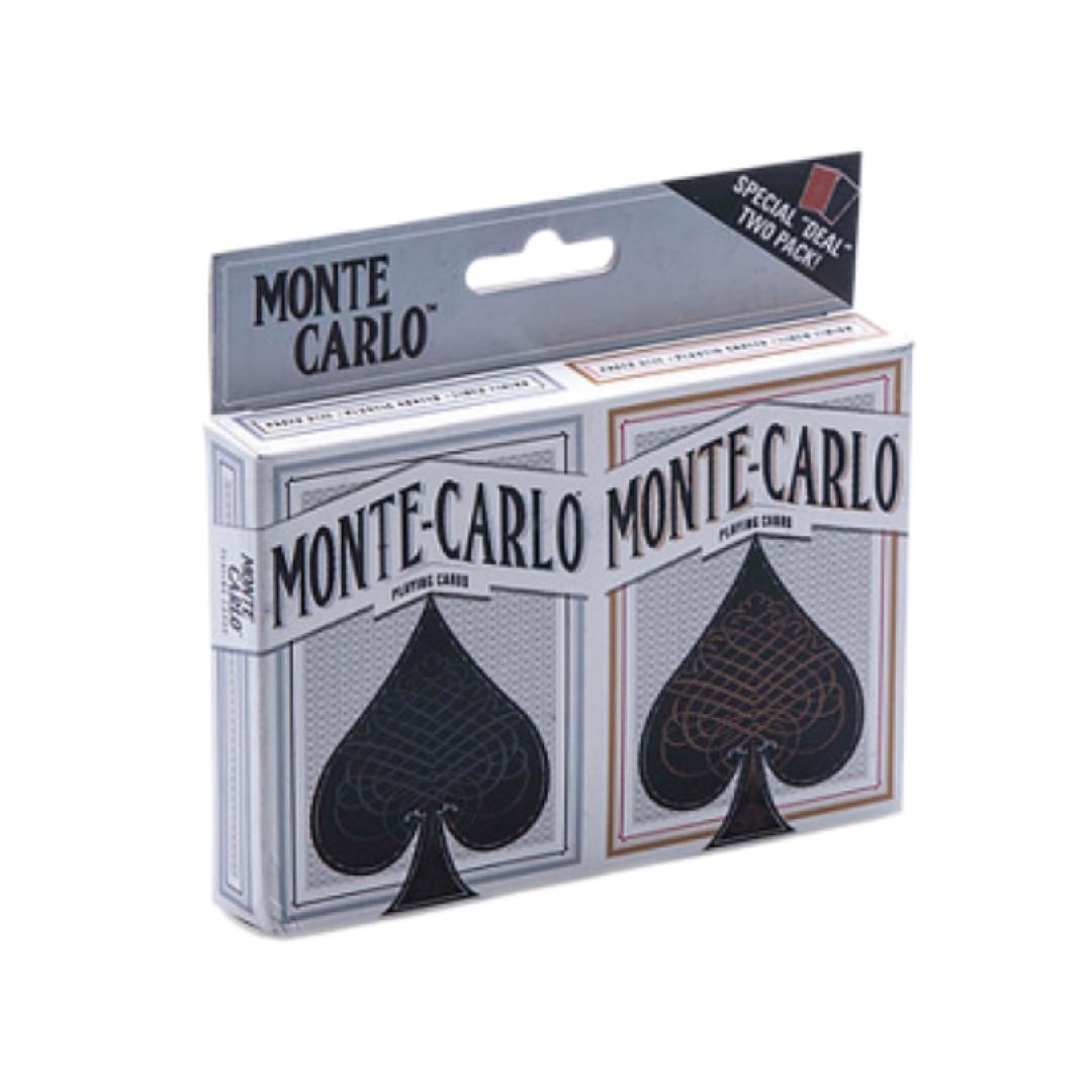 2 Pack Monte Carlo Poker Cards